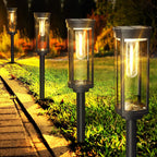 Solar Path Lights Outdoor Waterproof Garden Walkway Lawn Lights
