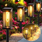 Solar Path Lights | Outdoor Garden Stake Lights | Waterproof LED Lighting