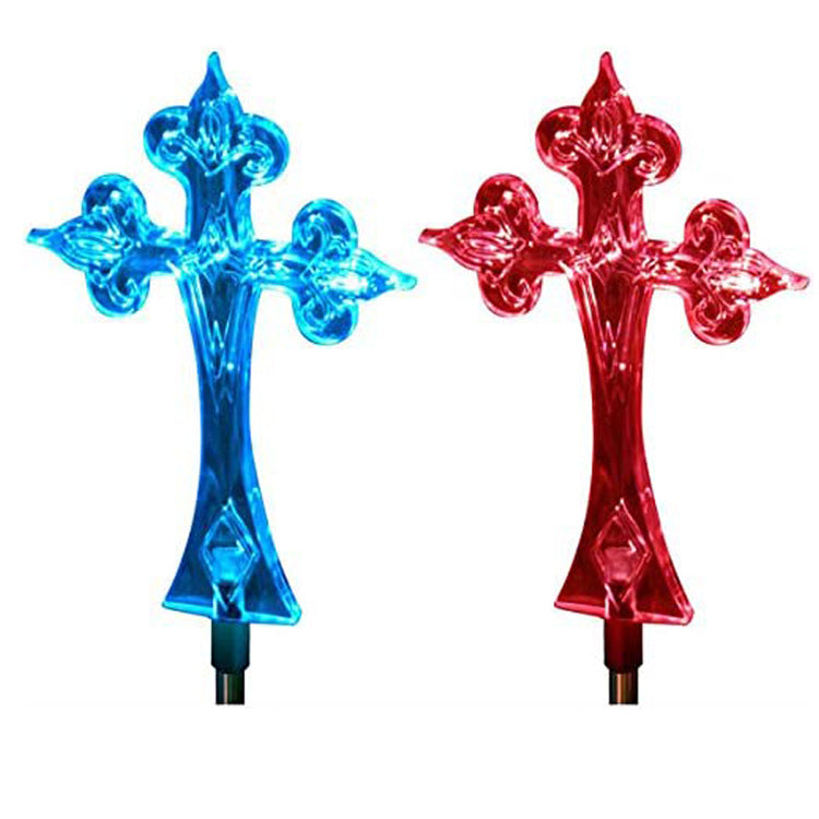 Solar path lights LED multicolor outdoor garden stake lights