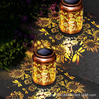 Solar Path Lights, Sunflower LED Garden Outdoor Waterproof