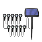 Solar path lights outdoor garden 1 to 10 waterproof LED