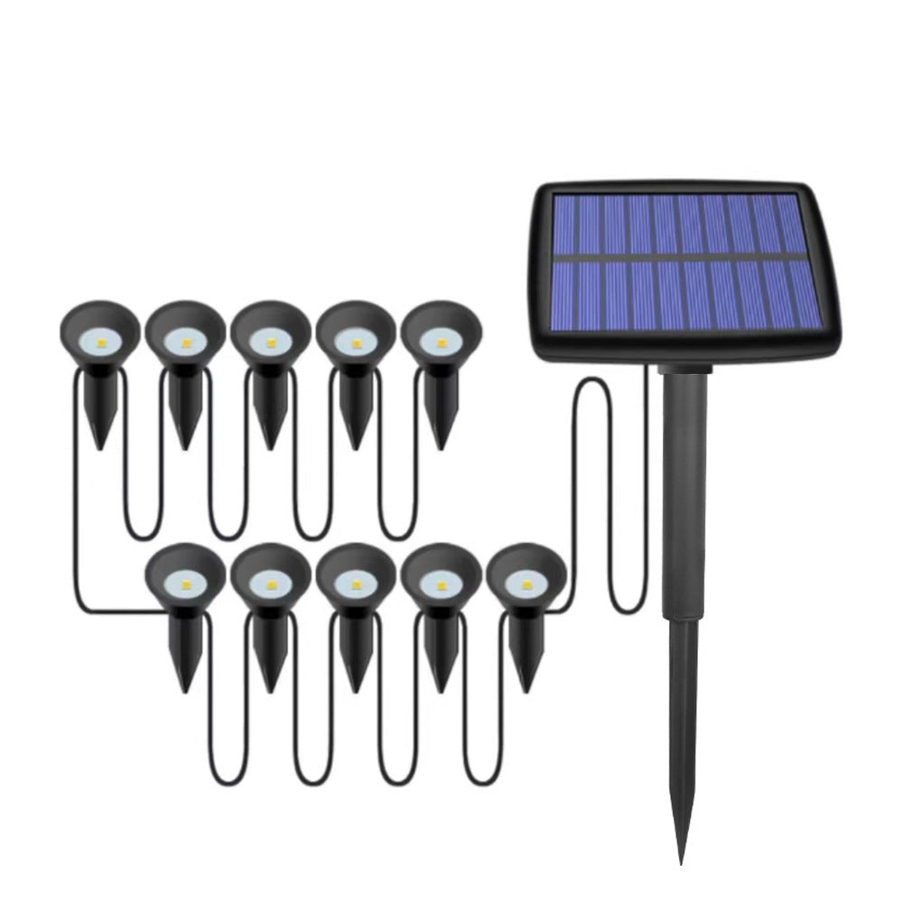 Solar path lights outdoor garden 1 to 10 waterproof LED