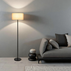 OCS Lombok Floor Lamp - Boho Rattan - Tropical Accent Lighting