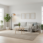 OCS Boho Floor Lamp - Bamboo Shade - Natural Decor
