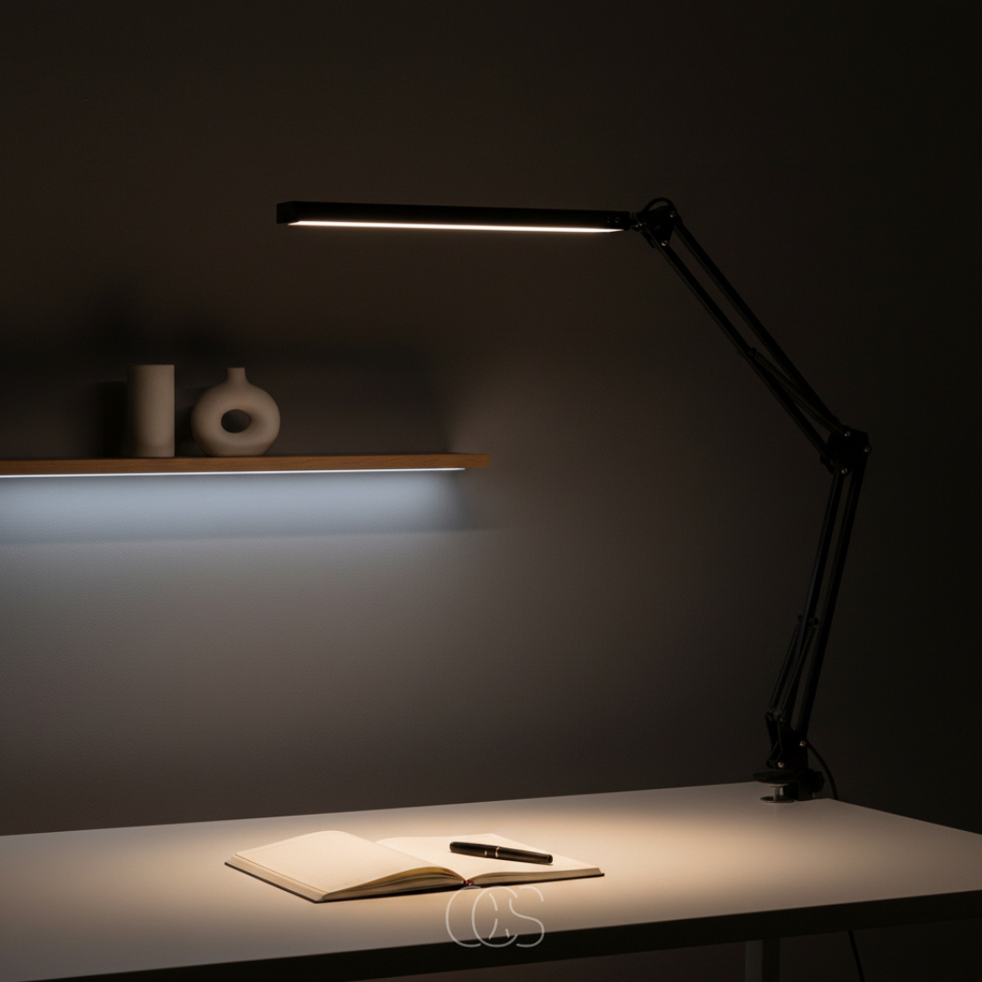OCS Antisa LED Desk Lamp - 360° Flexible - Dimmable