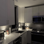 LED Plug-In Wall Lamp | Black, Dimmable, Light Sensor