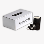 LED Plug-In Wall Lamp | Black, Dimmable, Light Sensor