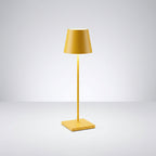 Cordless LED table lamp rechargeable dimmable IP65 outdoor dining terrace