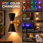 LED Wall Light RGB Color Changing | Modern Ambient Lighting