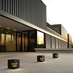 Outdoor hanging lamp black acrylic IP65 waterproof, solar or wired, garden use