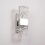 Rectangular Wall Sconce, Ripple Panel LED Ambient Lighting