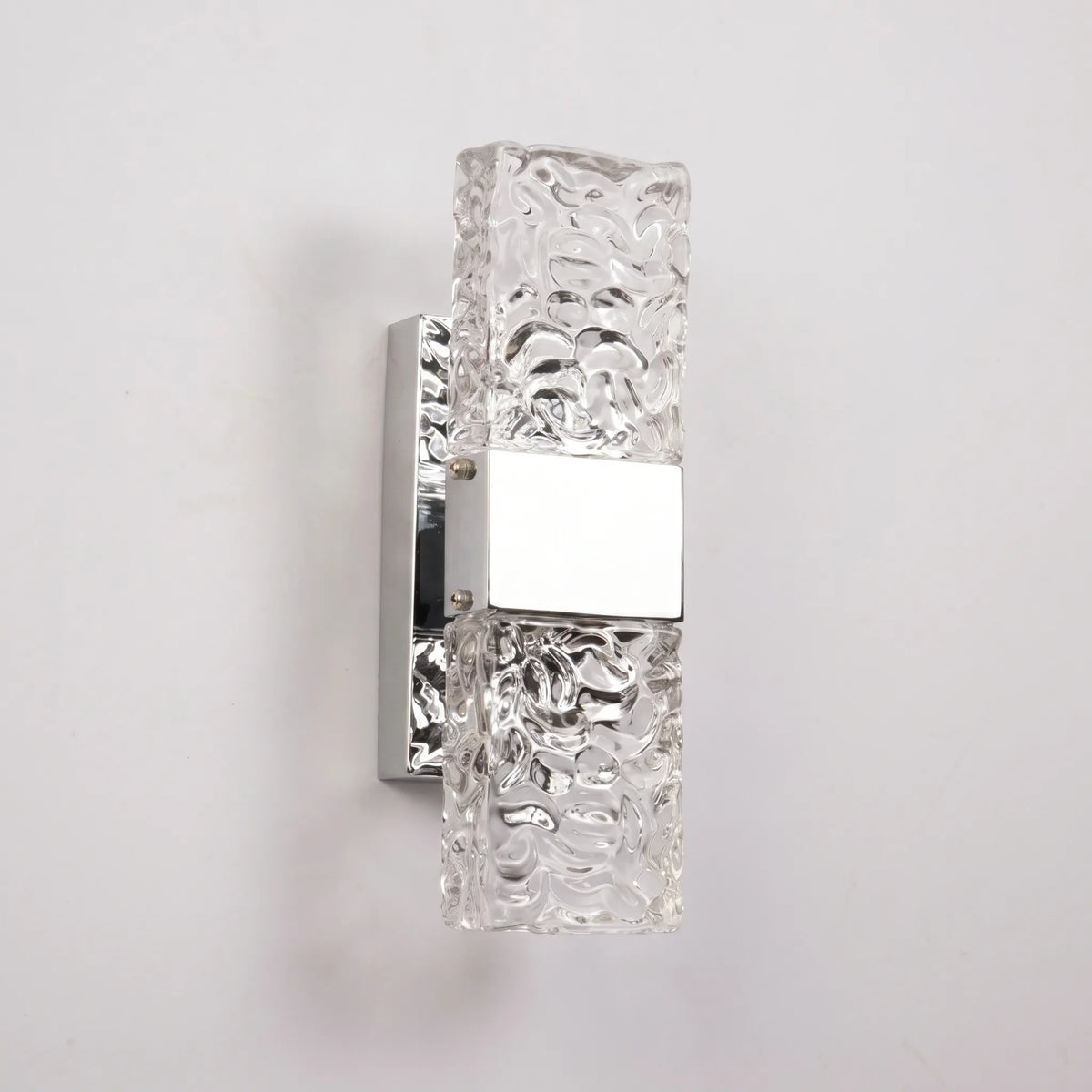 Rectangular Wall Sconce, Ripple Panel LED Ambient Lighting