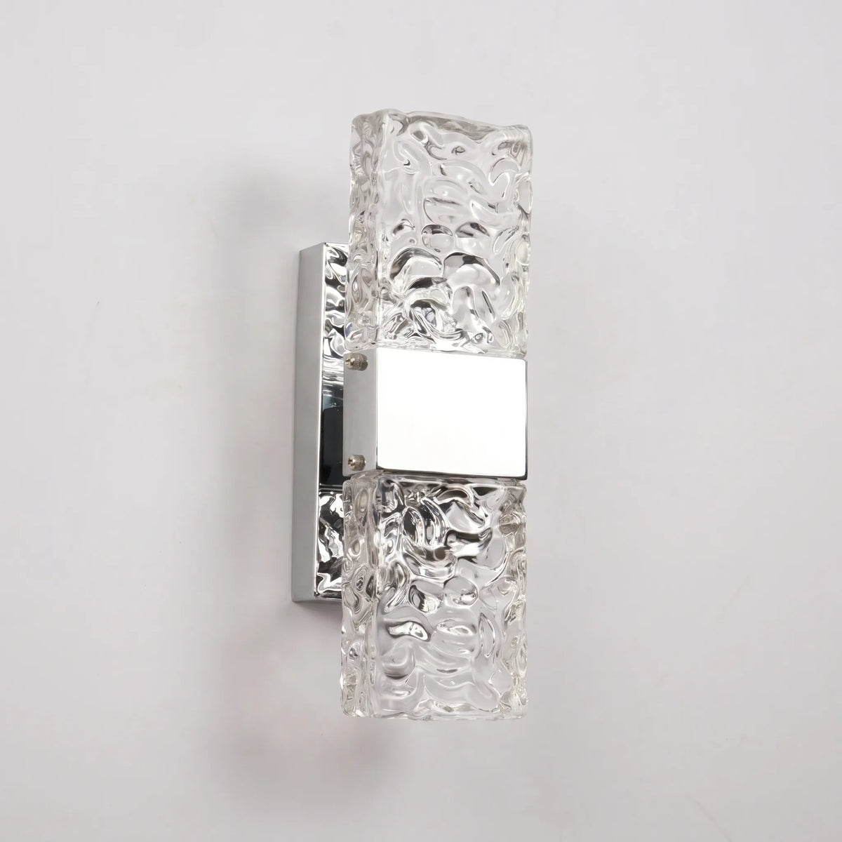 Rectangular Wall Sconce, Ripple Panel LED Ambient Lighting