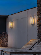 Wall Sconce | Alabaster Panel, Brass and Black Finish | Indoor Lighting