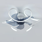 Socket Fan Ceiling Fan with Light | 5 Blades, LED, Remote Control