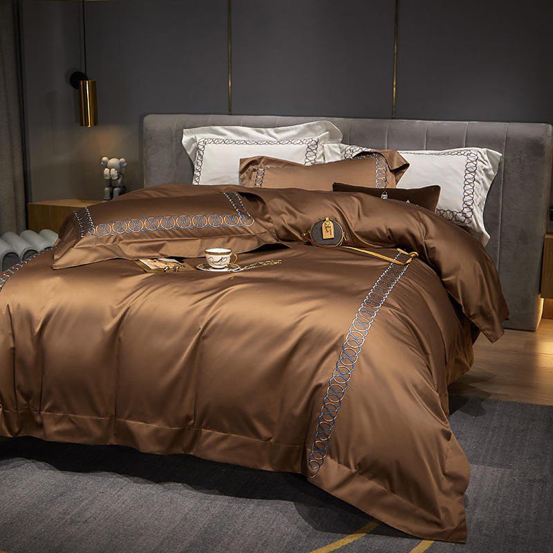 Sunstone Reves Duvet Cover Set - Egyptian Cotton - Luxury
