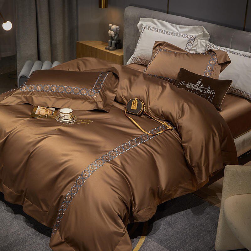 Sunstone Reves Duvet Cover Set - Egyptian Cotton - Luxury