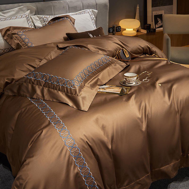 Sunstone Reves Duvet Cover Set - Egyptian Cotton - Luxury