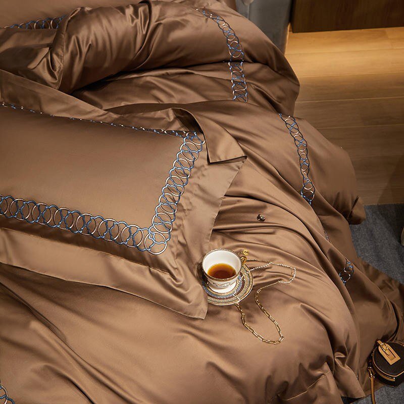 Sunstone Reves Duvet Cover Set - Egyptian Cotton - Luxury