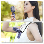 Portable Mini Fan | 3-in-1 Design, 5 Speed Levels, LED Display