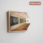 3D wall lamp optical art LED night light ABS ambient painting style gallery decor