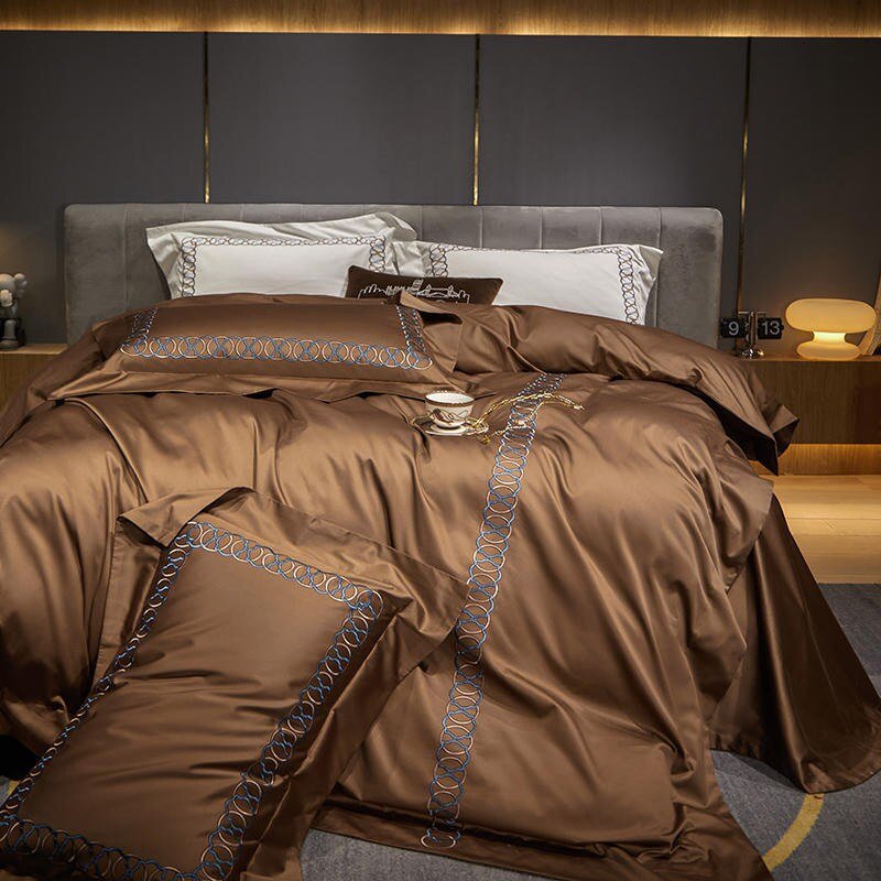 Sunstone Reves Duvet Cover Set - Egyptian Cotton - Luxury