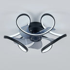 Socket Fan Ceiling Fan with Light | 5 Blades, LED, Remote Control