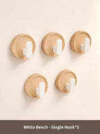 Wall Hooks No Drill | Strong Adhesive, Modern Design | Multi-Surface