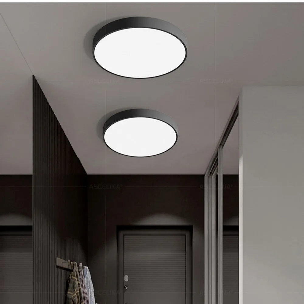 Vada | LED Ceiling Light | Round Minimalist, Dimmable | Aluminum &