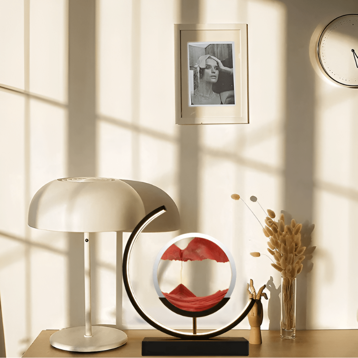 Sand Glow Lamp | Dimmable LED Sand Motion Night Light