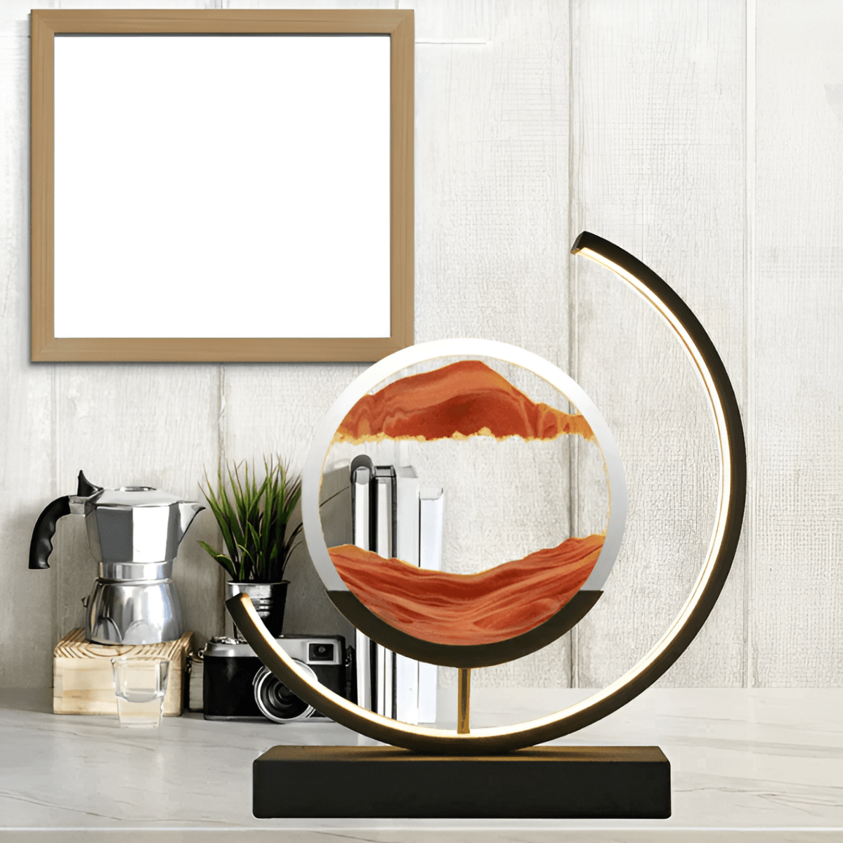 Sand Glow Lamp | Dimmable LED Sand Motion Night Light