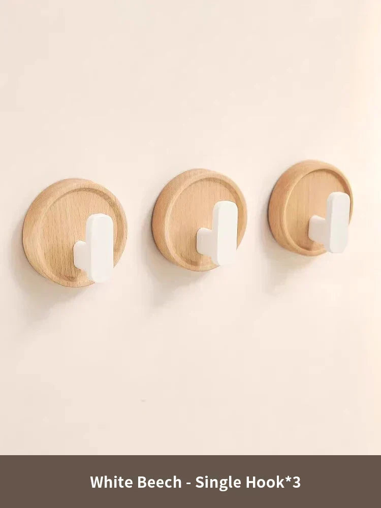 Wall Hooks No Drill | Strong Adhesive, Modern Design | Multi-Surface