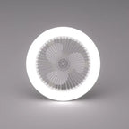 DC Ceiling Fan with LED Light | Remote Control, Dimmable | E27 Base, Modern