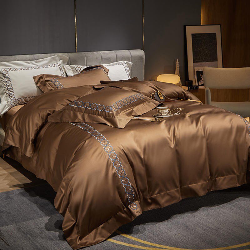 Sunstone Reves Duvet Cover Set - Egyptian Cotton - Luxury