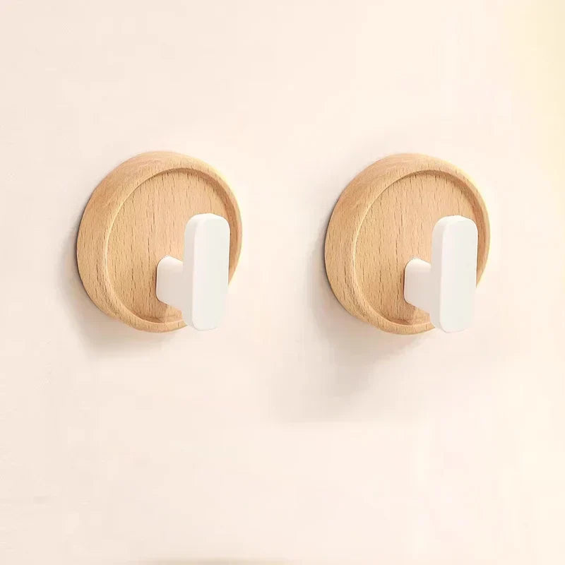 Wall Hooks No Drill | Strong Adhesive, Modern Design | Multi-Surface
