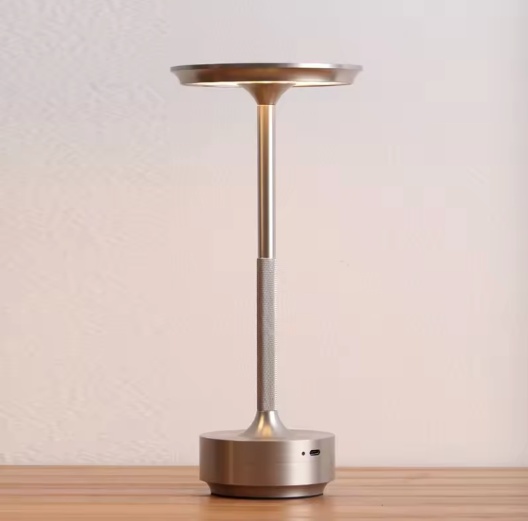 Table Lamp | Wireless LED, Dimmable Touch Control | Aluminum