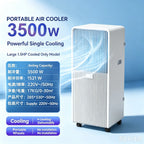 Portable Air Conditioner | 12000 BTU Cool & Heat, Mobile AC Unit | White