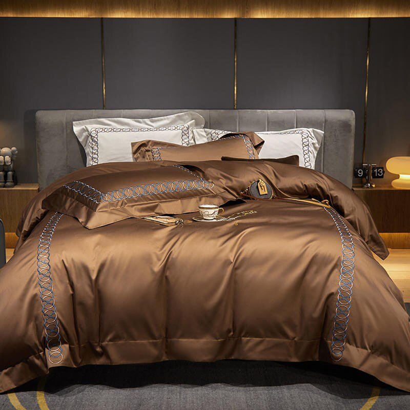 Sunstone Reves Duvet Cover Set - Egyptian Cotton - Luxury