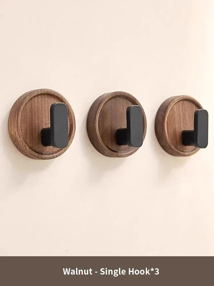 Wall Hooks No Drill | Strong Adhesive, Modern Design | Multi-Surface