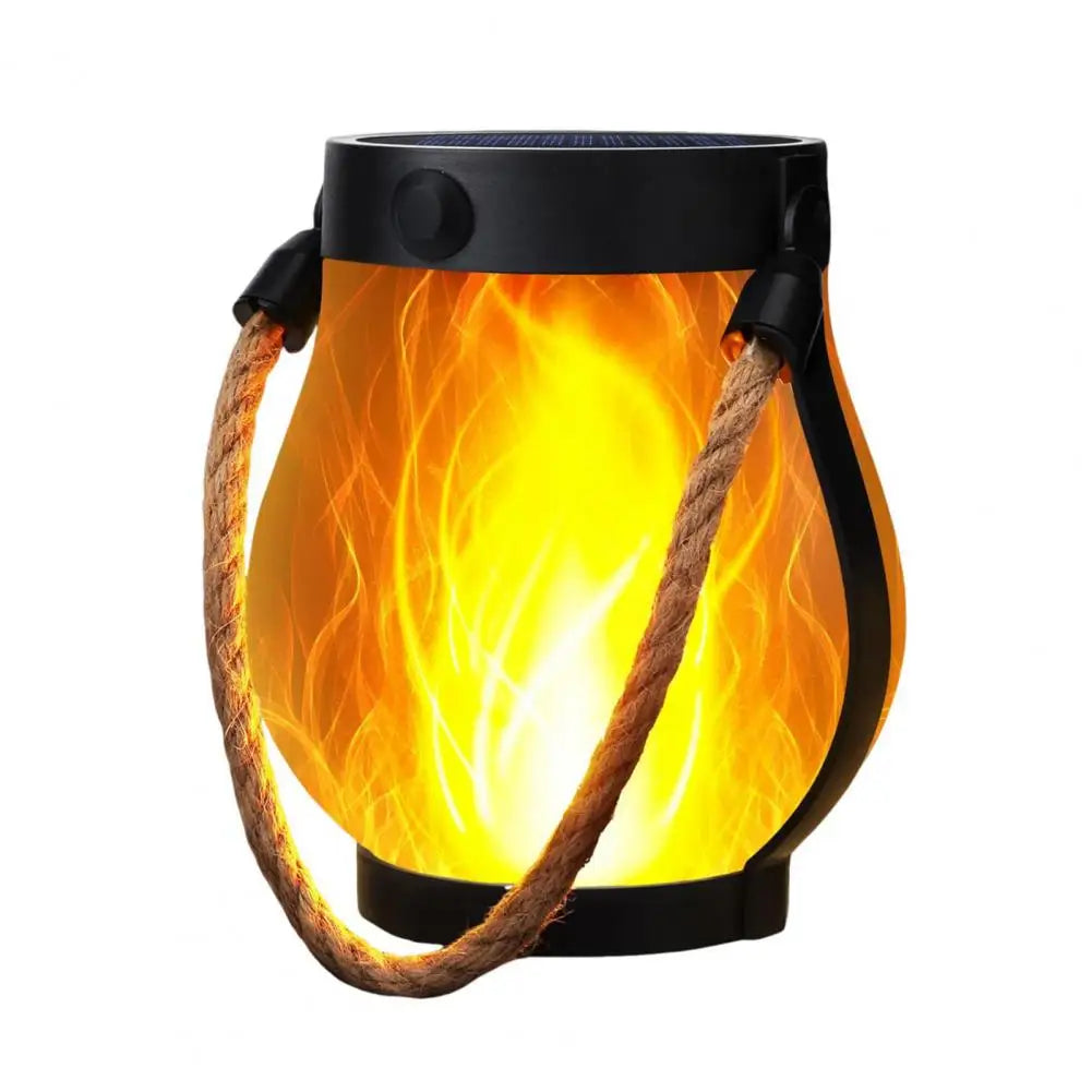 Solar Lantern Lights | Flickering Flame Effect, Waterproof, Dual Charging