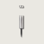 Solar garden lights IP65 waterproof with dusk-to-dawn sensor, stainless steel and glass path light