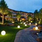 Spherical Garden Light with 16 colors and remote control, solar and USB, weatherproof outdoor LED