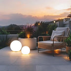 Spherical Garden Light with 16 colors and remote control, solar and USB, weatherproof outdoor LED