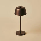 Iris | Rechargeable Table Lamps Set | 4x Cordless + Charging Station | Espresso Brown