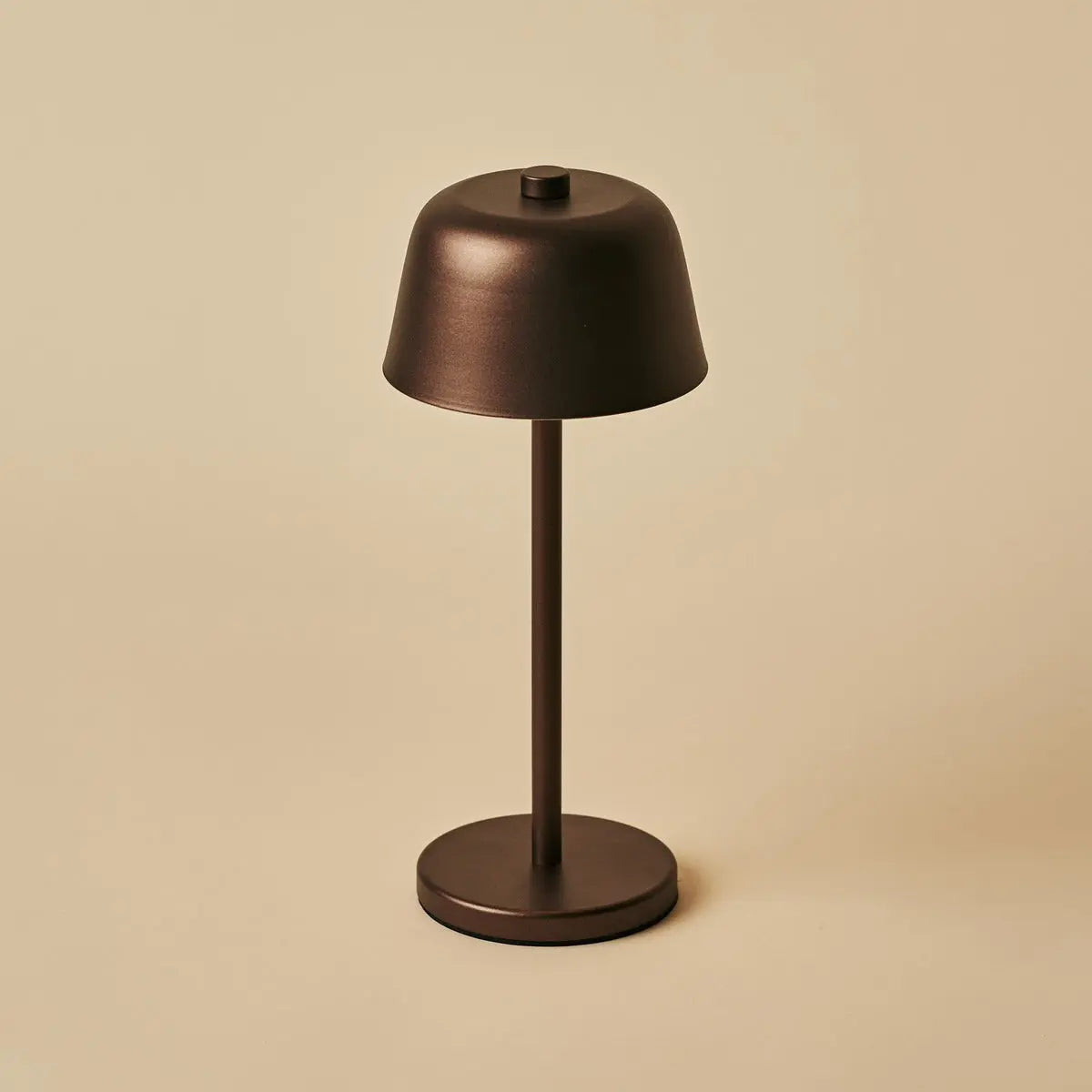 Iris | Rechargeable Table Lamps Set | 4x Cordless + Charging Station | Espresso Brown