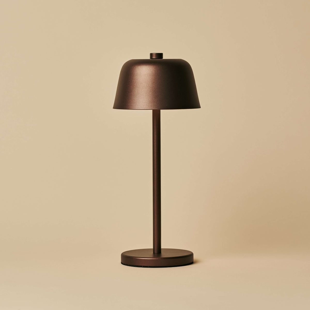 Iris | Rechargeable Table Lamps Set | 4x Cordless + Charging Station | Espresso Brown
