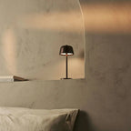 Iris | Rechargeable Table Lamps Set | 4x Cordless + Charging Station | Espresso Brown