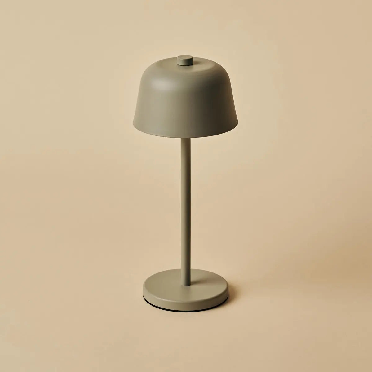 Rechargeable table lamps 4-pack set with magnetic charging station, shadow grey