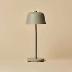 Rechargeable table lamps 4-pack set with magnetic charging station, shadow grey