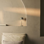Rechargeable table lamps 4-pack set with magnetic charging station, shadow grey